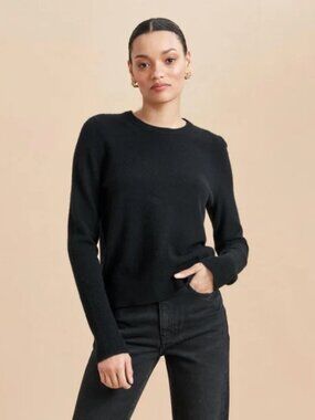 La Ligne Solid Lean Lines Sweater, Size Small